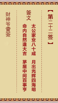 第22簽