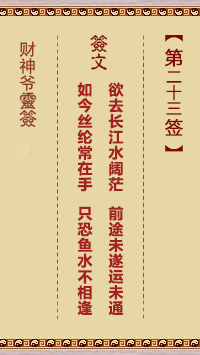 第23簽