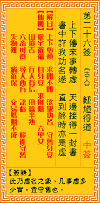 第26簽:鐘馗得道