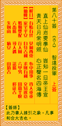 第80簽:智遠(yuǎn)投軍